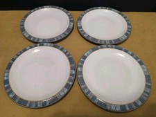  4 Denby Azure Coast Tea / Side Plates 18.5 cm 