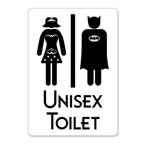 Vintage retro unisex toilet - retro,