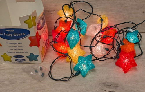 Vintage pifco jelly - jelly, stars