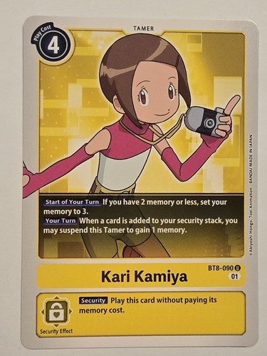 Digimon ccg kari kamiya - digimon,
