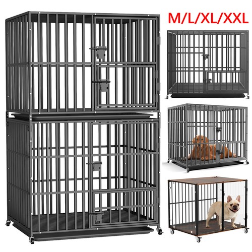 Heavy duty dog crate large - duty,