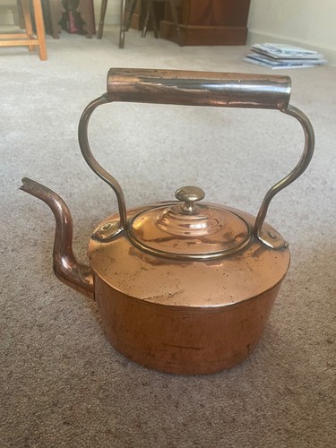 Antique copper kettle - ,