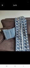 orla kiely navy curtains 120cm