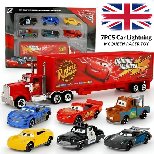 7pcs car lightning mcqueen - car,