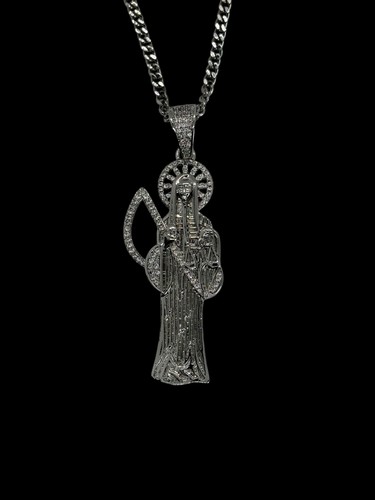 14k white gold - plated, santa
