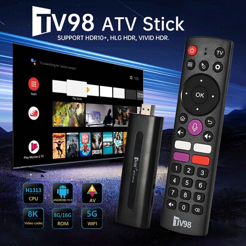 Tv98 stick android - tv,