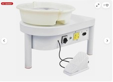 Electric Pottery Wheel 25cm 350W Ceramic DIY Making Machine w/ 8 Wooden Tools