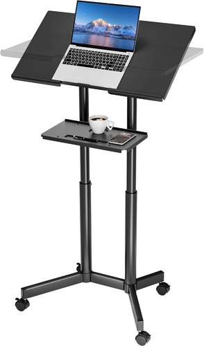 Adjustable mobile laptop desk - adjustable,