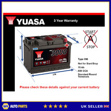 Battery fits PEUGEOT 308 208