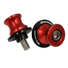 Red Rear Swingarm Spools