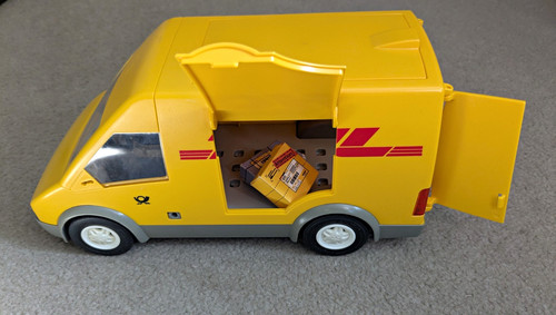 Playmobil dhl yellow delivery - playmobil,