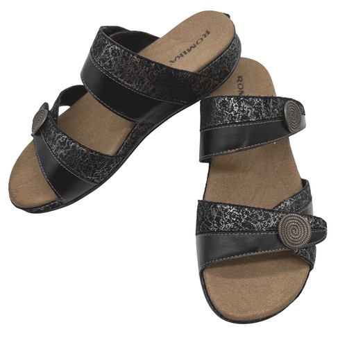 Romika black sandal 5 - black,