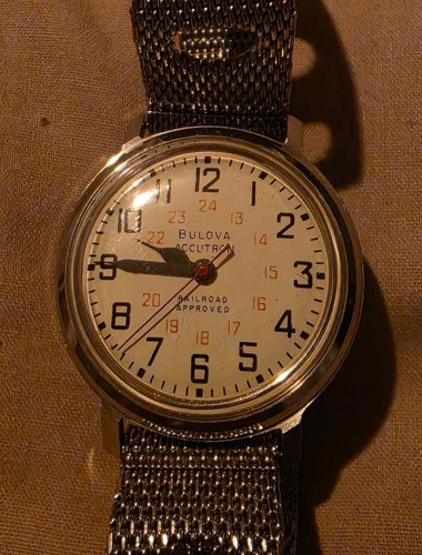 Bulova accutron railroad - bulova,