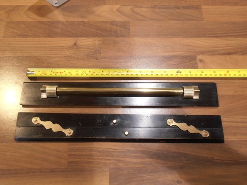 Vintage ebonised brass - ebonised,