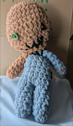 Large handmade crochet voodoo - crochet,