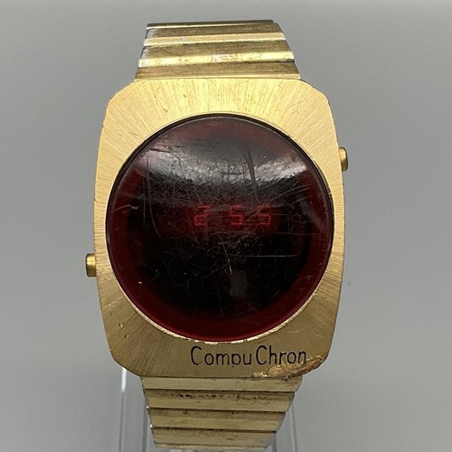 Vintage compuchron mens watch - vintage,