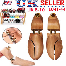 Wood Men's Shoe Stretcher Shoe Trees Shape Real Cedar Wood Pair of UK 8-10 UK&#