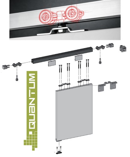 Top hung sliding door track - sliding,