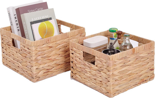 Set large wicker baskets - large,