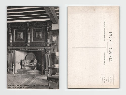 Postcard inlaid oak - postcard,