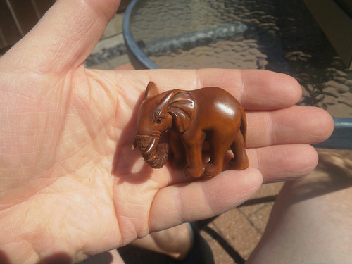 Hand carved wood - hand,