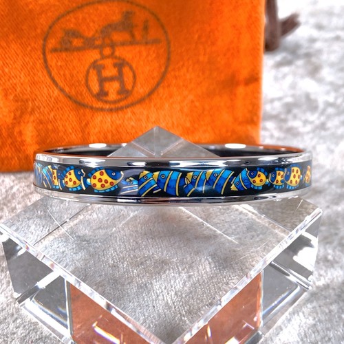 Vintage hermes enamel - enamel, bangle
