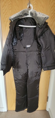 Piece retro ski suit dark - ski,