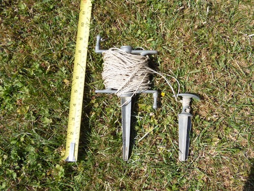 Small aluminium garden line - garden,
