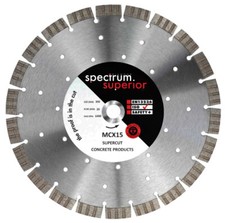 Spectrum Concrete Diamond Blade Kerbs Slabs Roof Tiles Paviors Bricks Superior