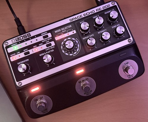 Boss 202 space echo delay - re-202,