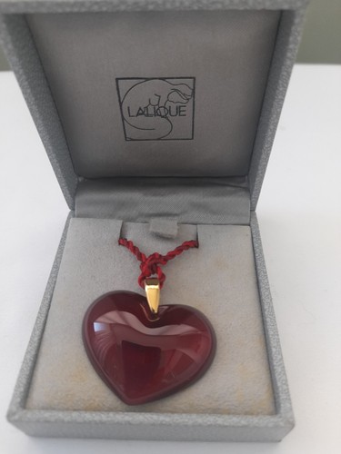Lalique ted heart - heart, pendant