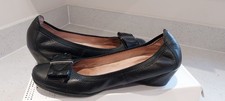 Hispanitas ladies black dress court shoe size 5/38