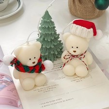 3D Bear Silicone Candle Mold