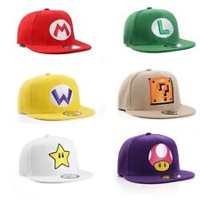 True Heads Snapback Super Mario Bros Themed Baseball Caps Anime
