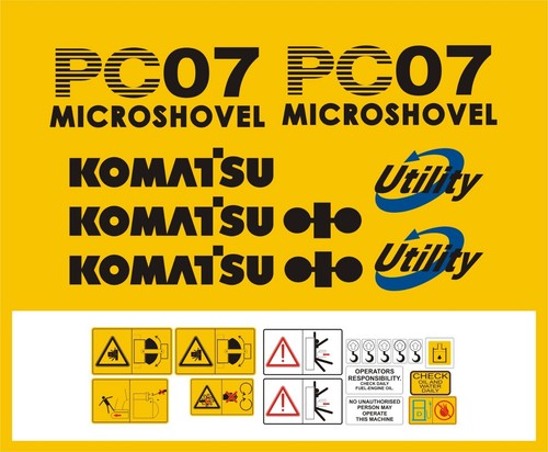 Komatsu pc07 micro digger - pc07,