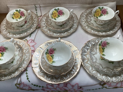 Vintage bone china gold - china, 22