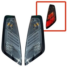 Back Rear Tail Lights Pair Set LED Clear Smoke For Fiat Grande Punto 2005-09