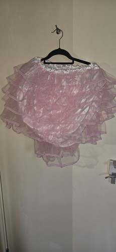 Ultra frilly satin sissy - frilly,