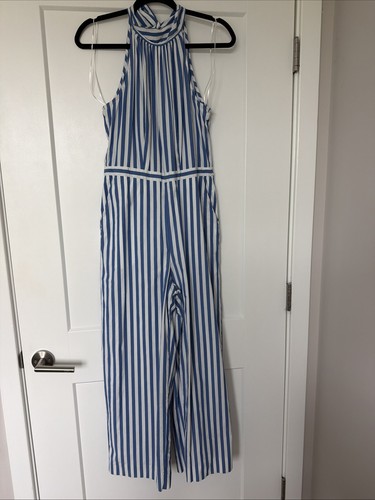 Crew blue and white striped - blue,