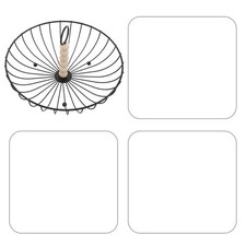  Kitchen Fruit Basket Metal Wire Centerpiece Bread Candy Container