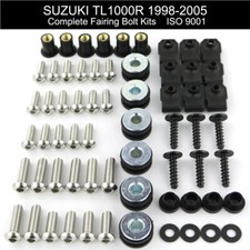 Motorcycle Fairing Bolt Kit Stainless Screws Fit For 1998-2005 Suzuki TL1000R