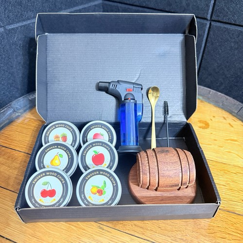 Whiskey smoker kit with - whiskey,