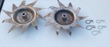 Mantis Tiller Aerator Dethatcher Wheels w/ Clips – Garden Cultivator OEM