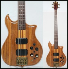KAWAI F-II B ALEMBIC TYPE, 1980s, made in Japan, vintage Kawai through-neck bass