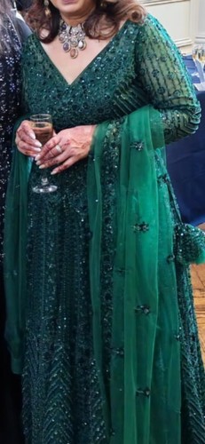 Bottle green lehenga very - -,