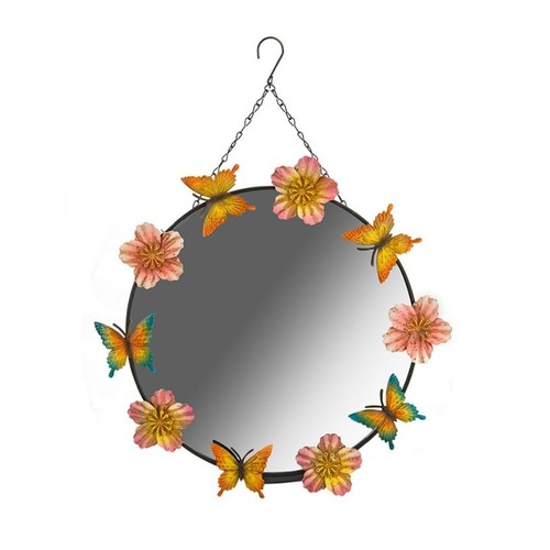 Ornate round garden - round, mirror