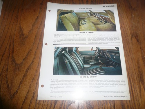 1968 chevrolet camino - 1968,