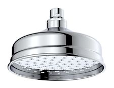 Deva HEAH02 6" 151mm Chrome Apron Rose Shower Head with Swivel Joint