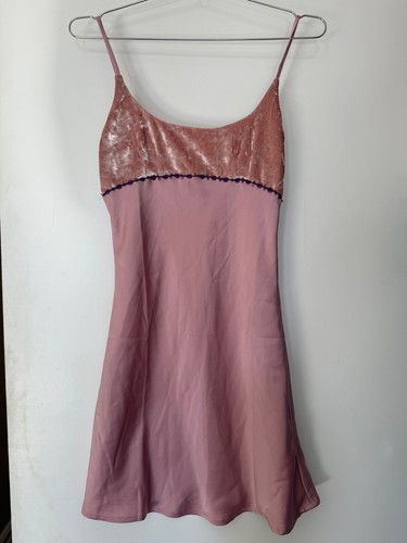 Unif dress pink silk and - unif, dress,