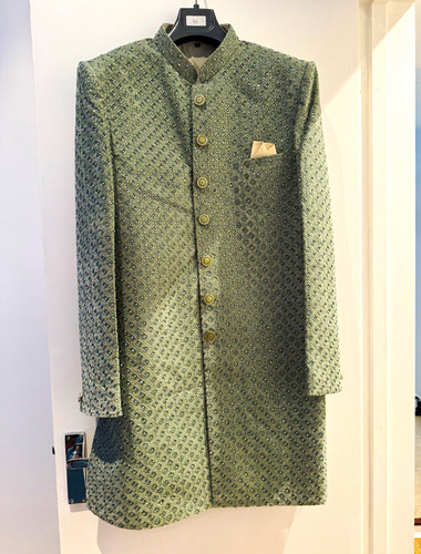 Men green formal long - green,
